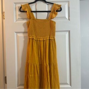 Nanette Lepore long, smocked dress size 4